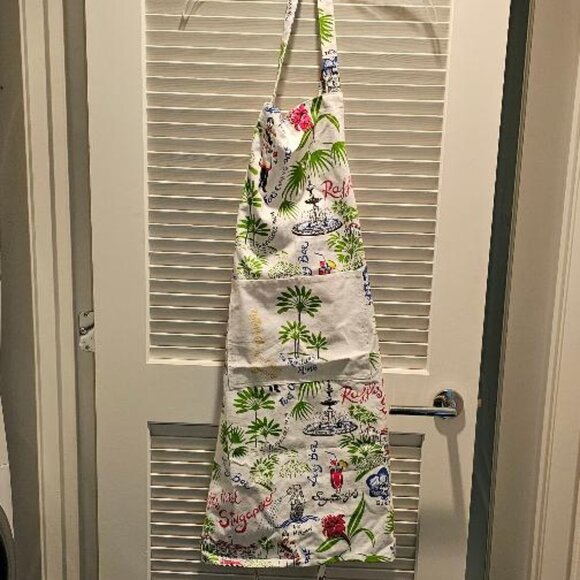 RAFFLES HOTEL Singapore Souvenir Apron & Tea Towel/Dish Towel - FRAGONARD - Picture 1 of 11